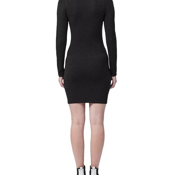 French Connection Women's Bodycon Knit Mini Sweater Dress - Dark Blue Size L NWT - Picture 6 of 10